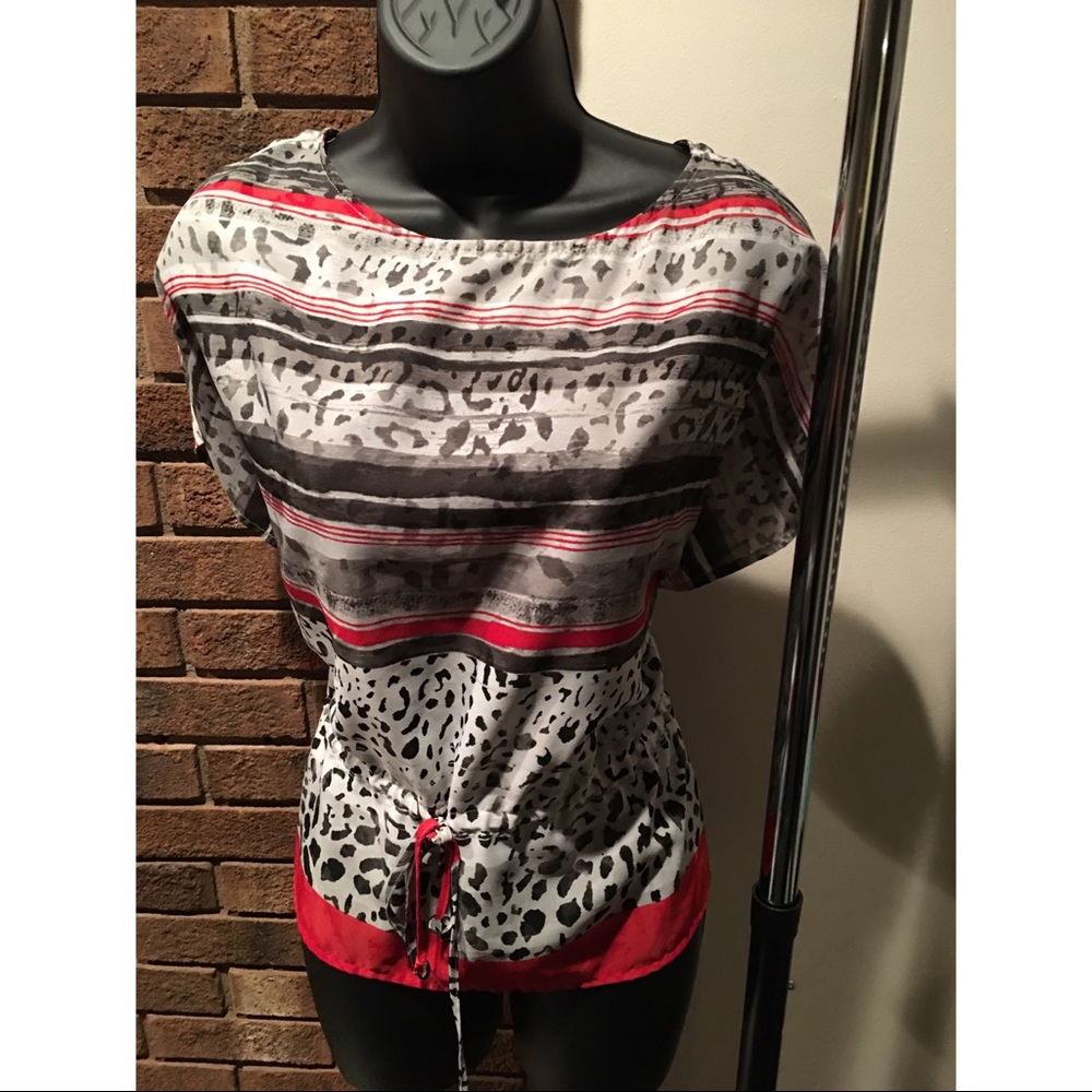 Ruby Rd animal print top